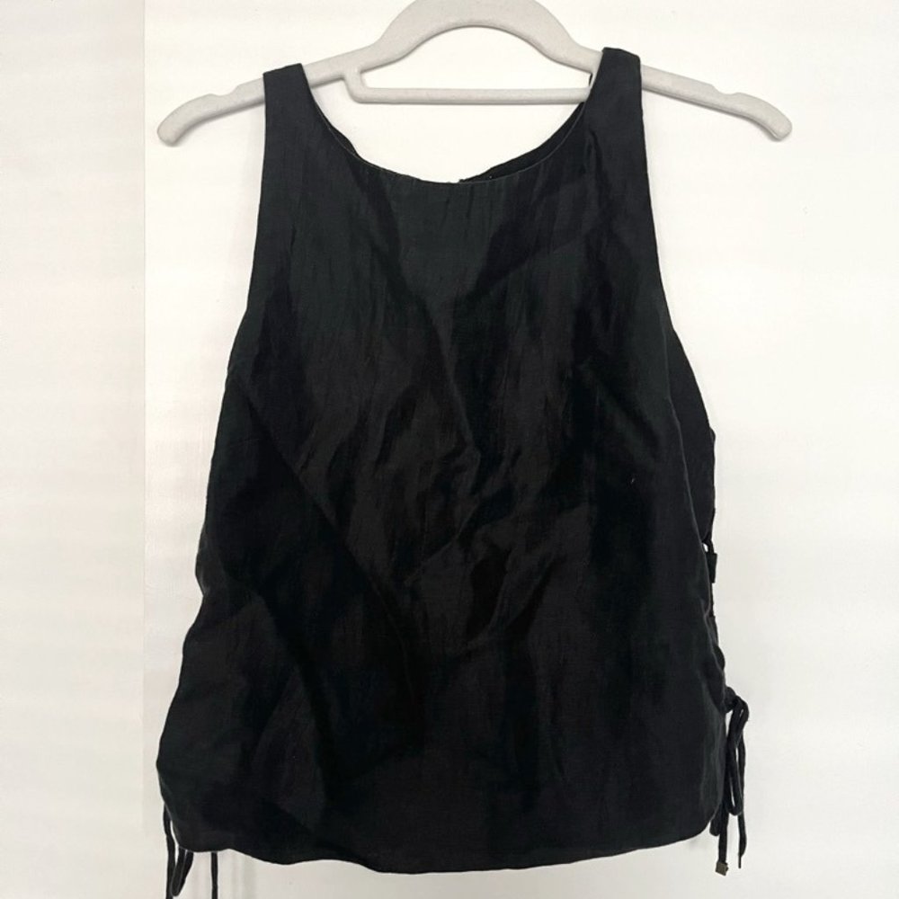 Zip-Back Sleeveless Tank